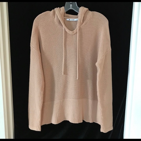 New T by Alexander Wang $395 Tan Hoodie Sz XS - Picture 4 of 8